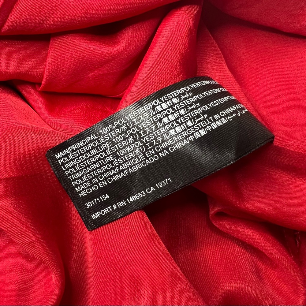 Keepsake the Label Indulge Cowl Neck Sheath Dress Size XL NWT Red Wedding Guest - Picture 13 of 14